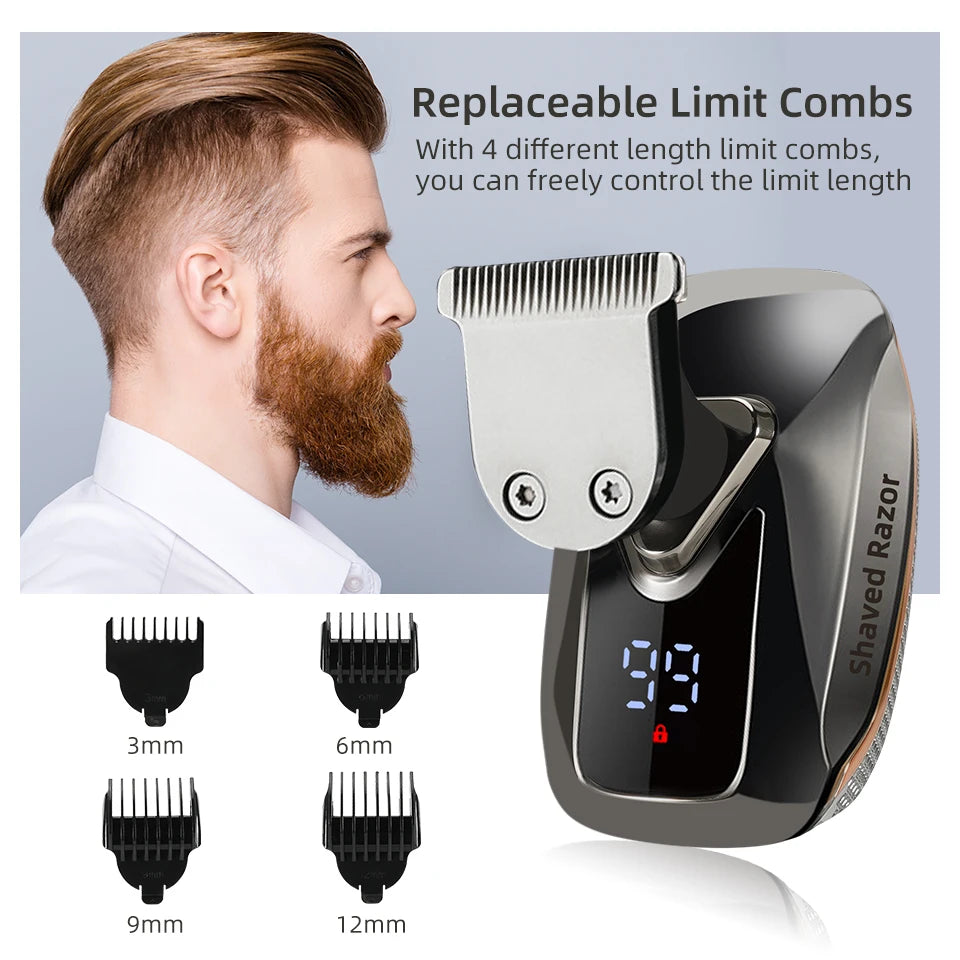 7D Electric Head Shaver for Bald Men