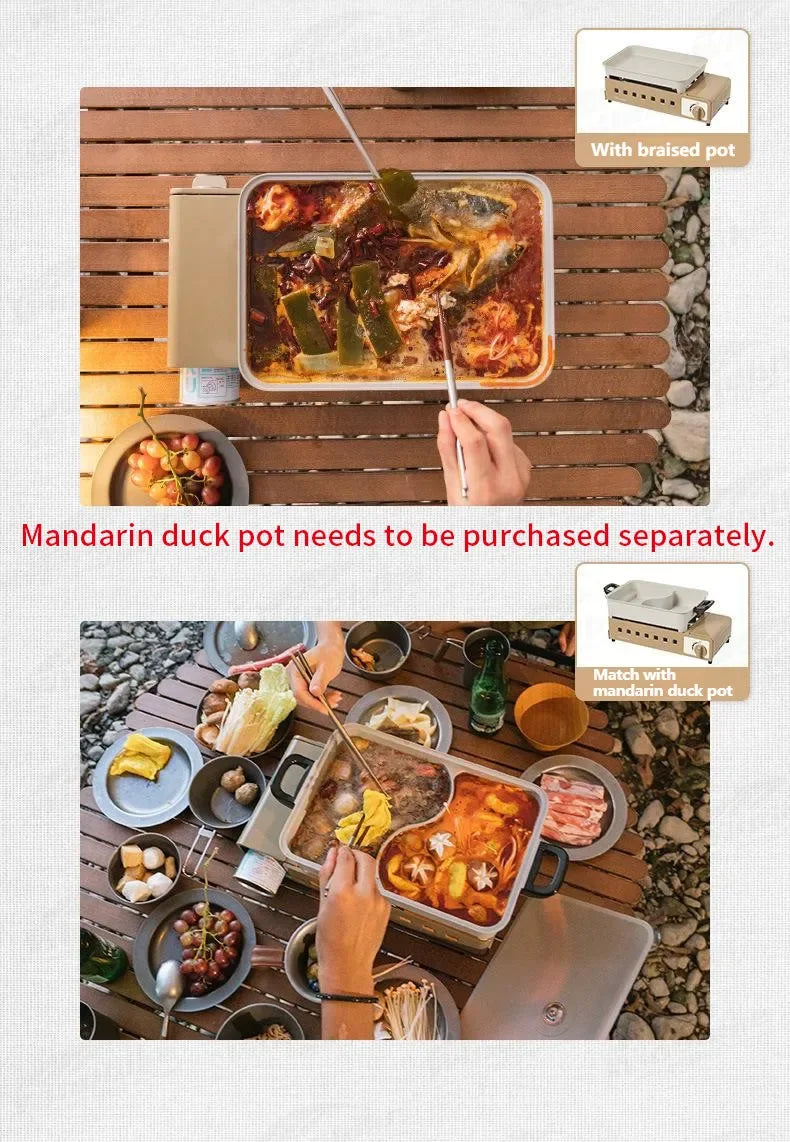 2300W Multifunctional Gas Stove for Outdoor Camping & Hiking