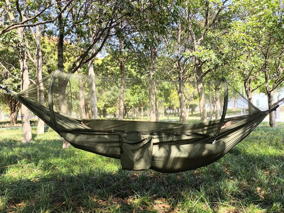 Camping Hammock with Mosquito Net Outdoor Garden Leisure