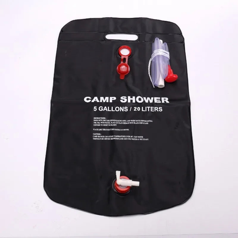 Folding Camping Shower Water Bag 10–20L Portable