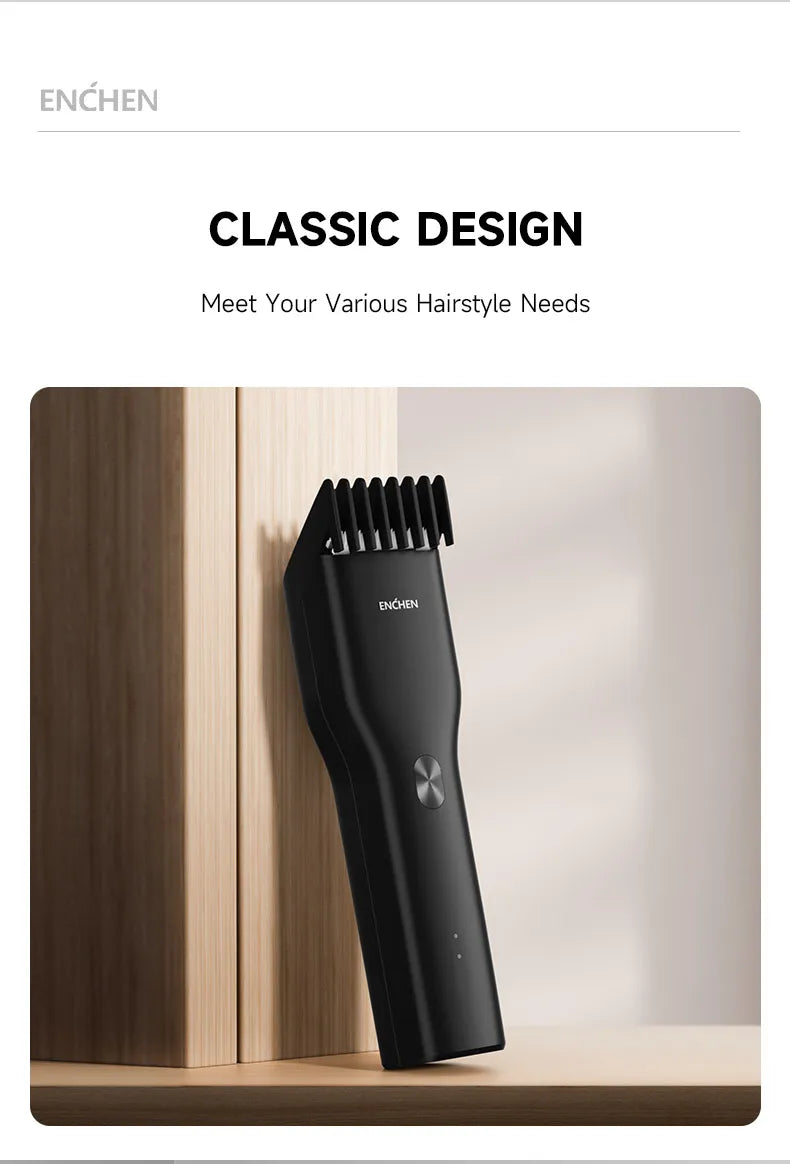 Boost-B Cordless Hair Trimmer – USB Rechargeable Clipper