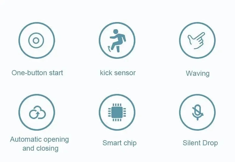 13L Smart Touch Trash Can for Kitchen & Bathroom