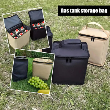 Portable Camping Gas Tank Storage Bag Anti-Collision Case
