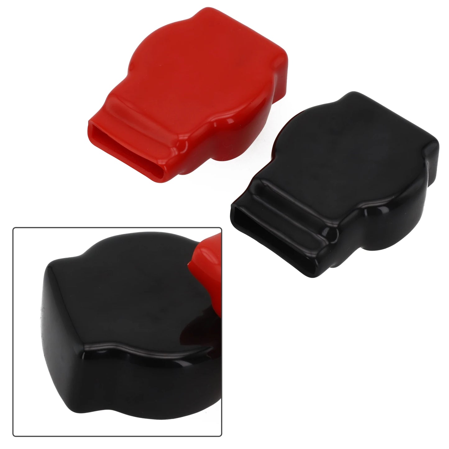 Universal Car Battery Terminal Covers Positive & Negative