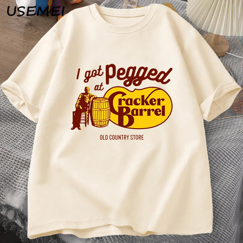 Men’s Cotton Graphic T-Shirt – Casual O-Neck Streetwear