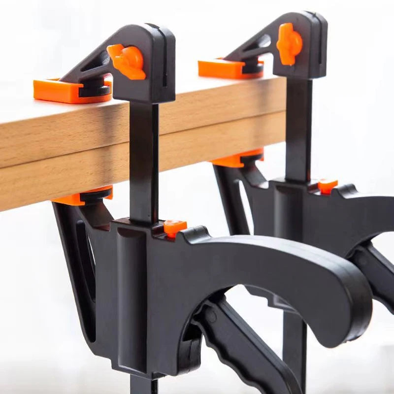 2pcs 4-Inch F Clamp Clips – Quick Ratchet Release Tool Kit