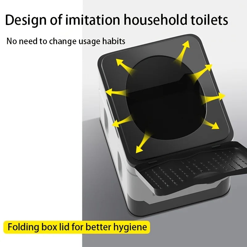 Portable Outdoor Camping Toilet – Foldable Car & Travel Toilet