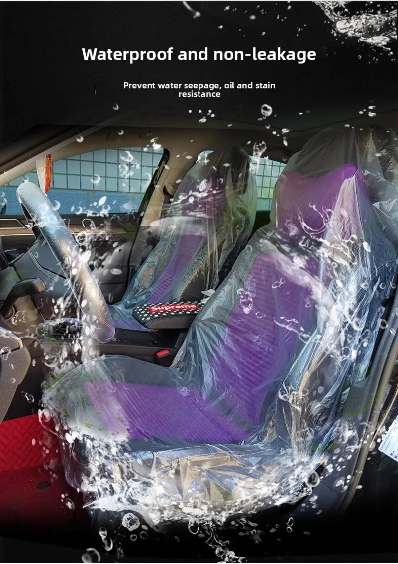 Disposable Waterproof Car Seat Covers – 50/100pcs