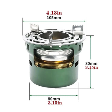 Portable Mini Barbecue Assesories Camp Cooking Supplies Camping Gear and Accessories Alcohol Stove Outdoor Furnace Hiking Sport