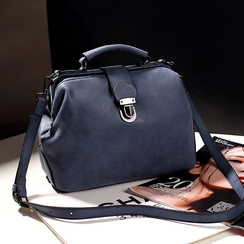 Vintage Argyll Crossbody Bag – Women’s Doctor Handbag