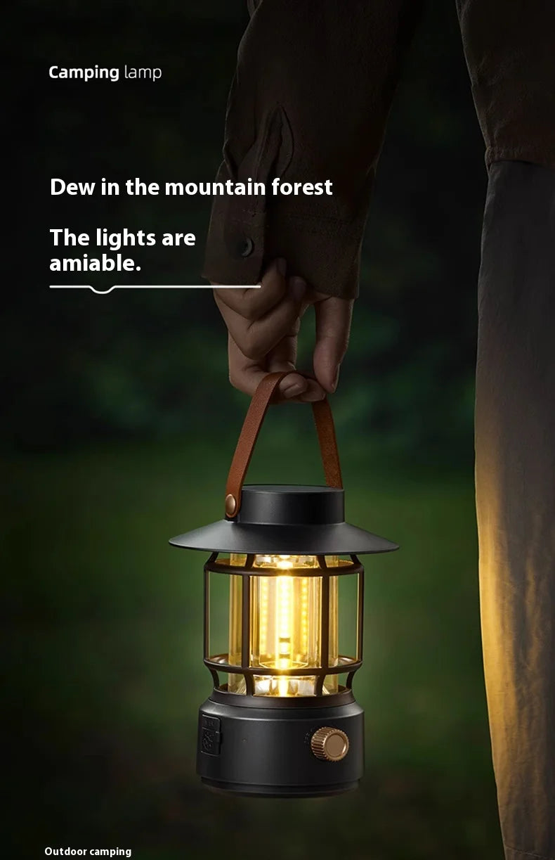 Lohascamping LED Retro Camping Lamp Rechargeable Light