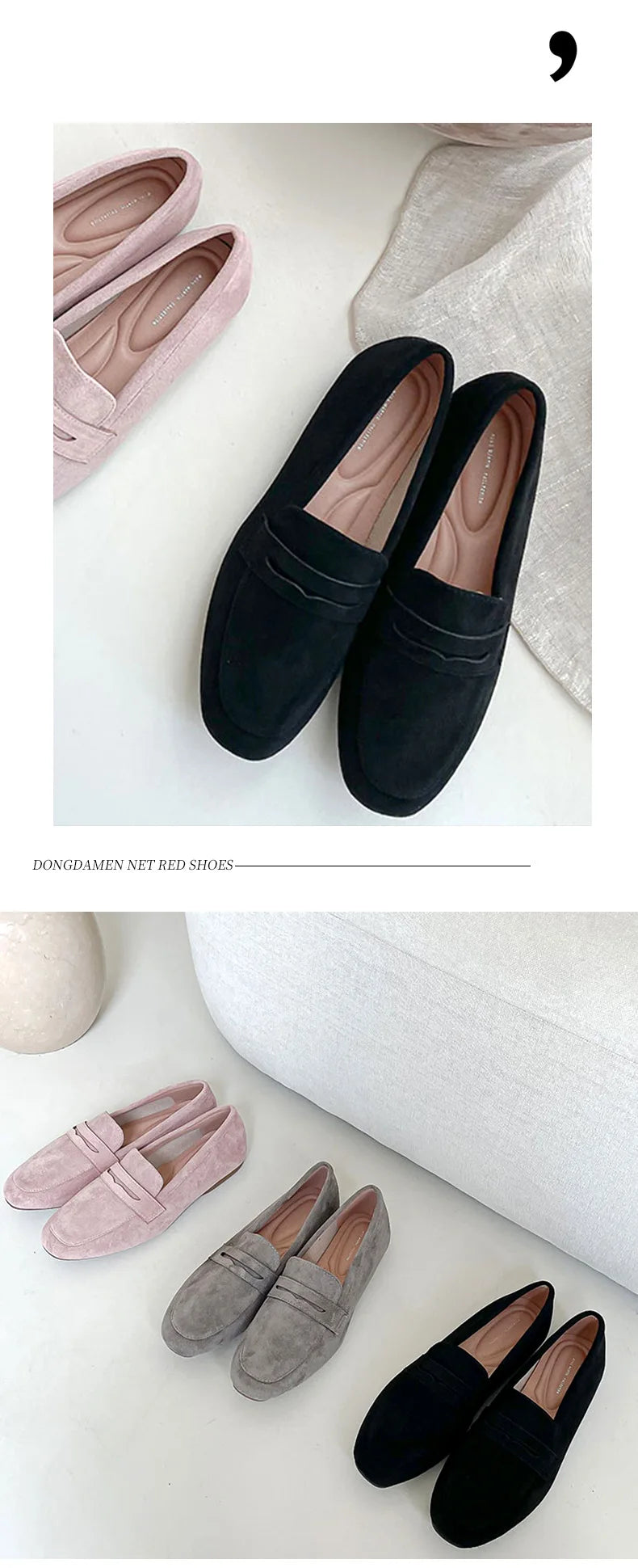 New Women Flat Loafers Casual Spring Autumn Shoes
