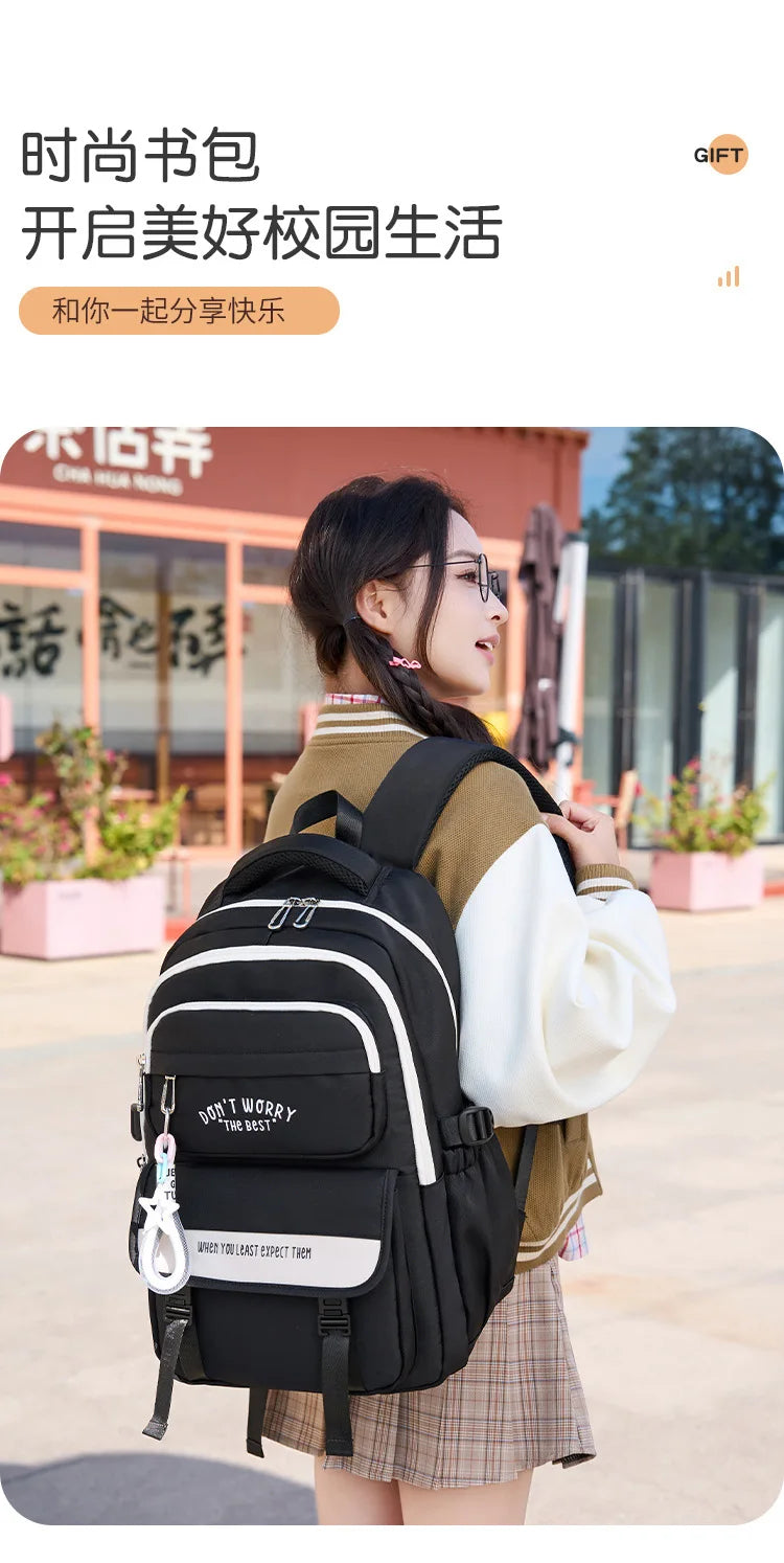 Girls School Backpack – Waterproof Laptop & Travel Bag