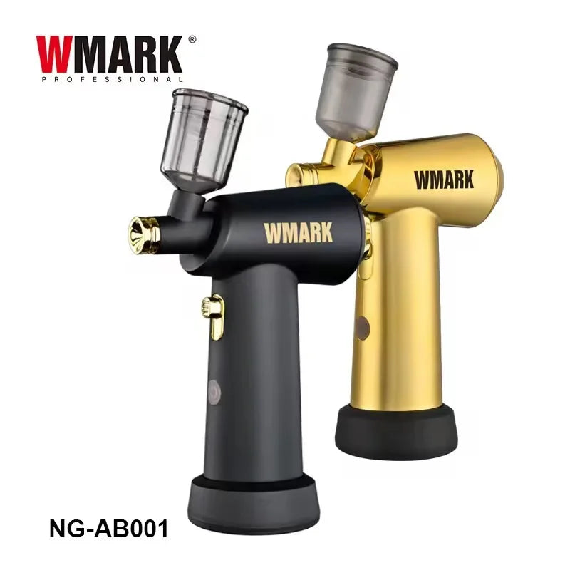WMARK NG-AB001 Hairdressing Tool Wireless Charging Multi purpose Spray Gun Kit, with 3 adjustable pressure level LED displays, s