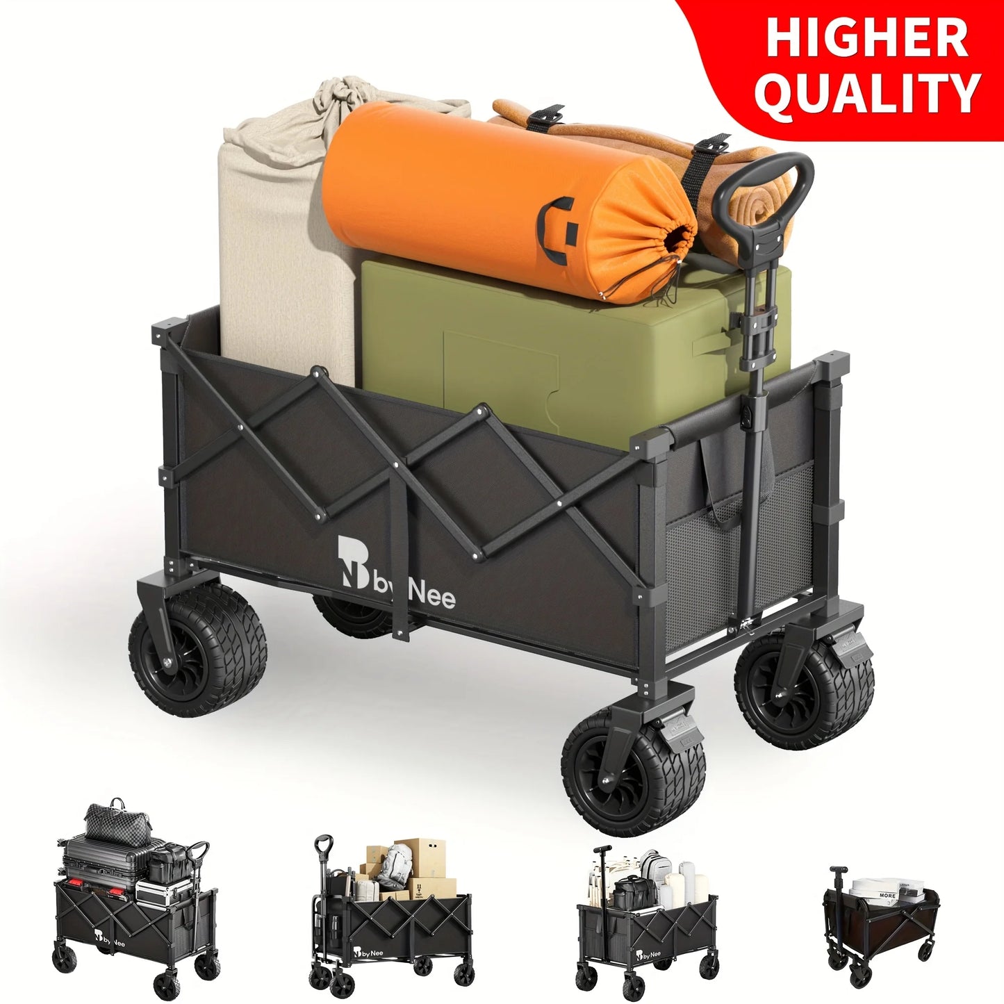 Large Capacity Camping Trolley Cart