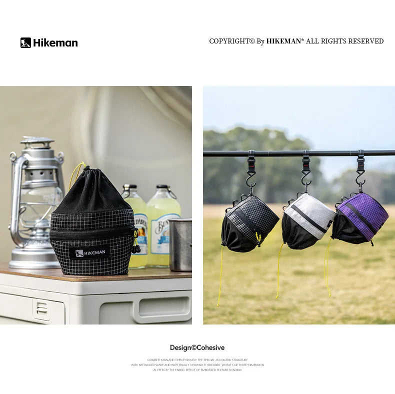 Camping Bowl Storage Bag Portable Tableware Organizer