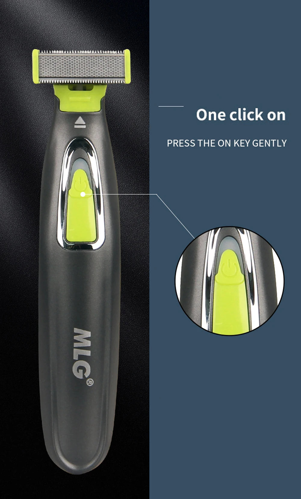MLG Electric Shaver – USB Rechargeable Full Body Trimmer