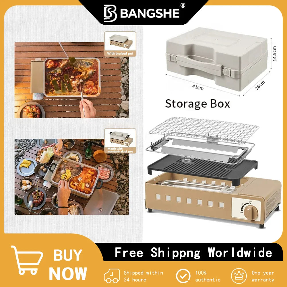 2300W Multifunctional Gas Stove for Outdoor Camping & Hiking