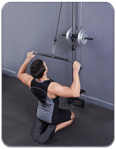 Strength Training Pull Rod Handles – Gym Cable Attachments