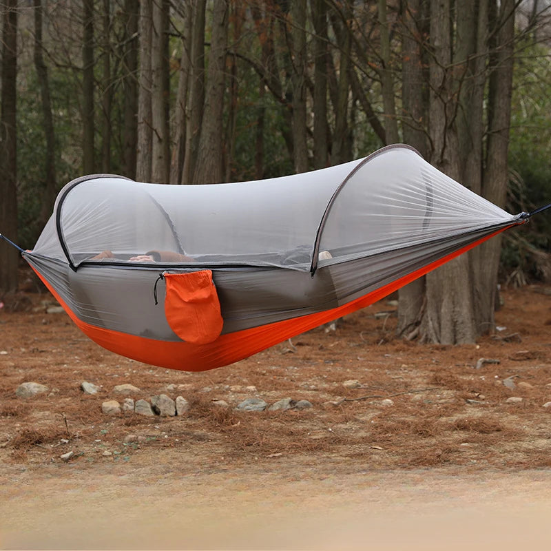 Camping Hammock with Mosquito Net Lightweight Portable