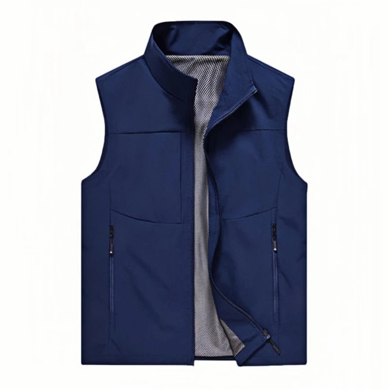 Men’s Winter Fleece Vest – Casual Warm Sleeveless Jacket