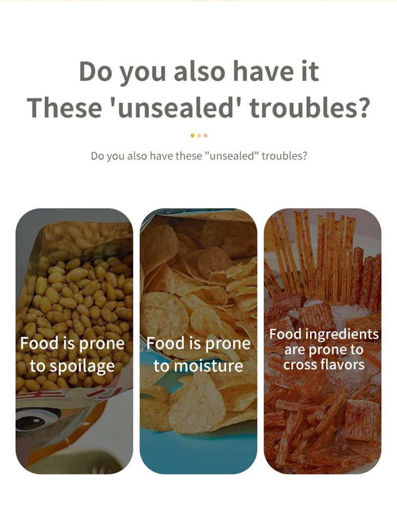 Plastic Bags Sealer Mini Sealing Machine Rechargeable Mini Heat Bag Sealer Food Packaging Sealing Machine Portable Bags Sealer