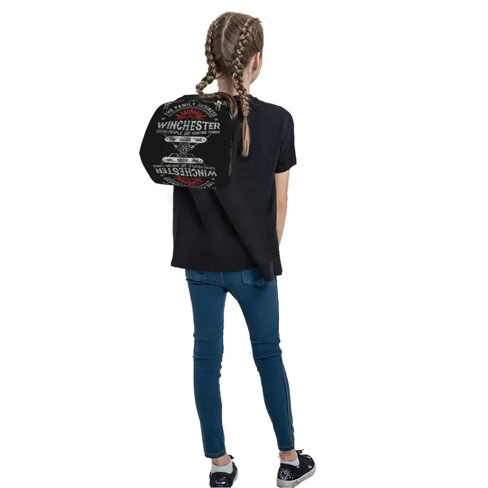 Supernatural Insulated Lunch Tote Bag for Women The Family Business Winchester Things Cooler Thermal Bento Box Outdoor Camping