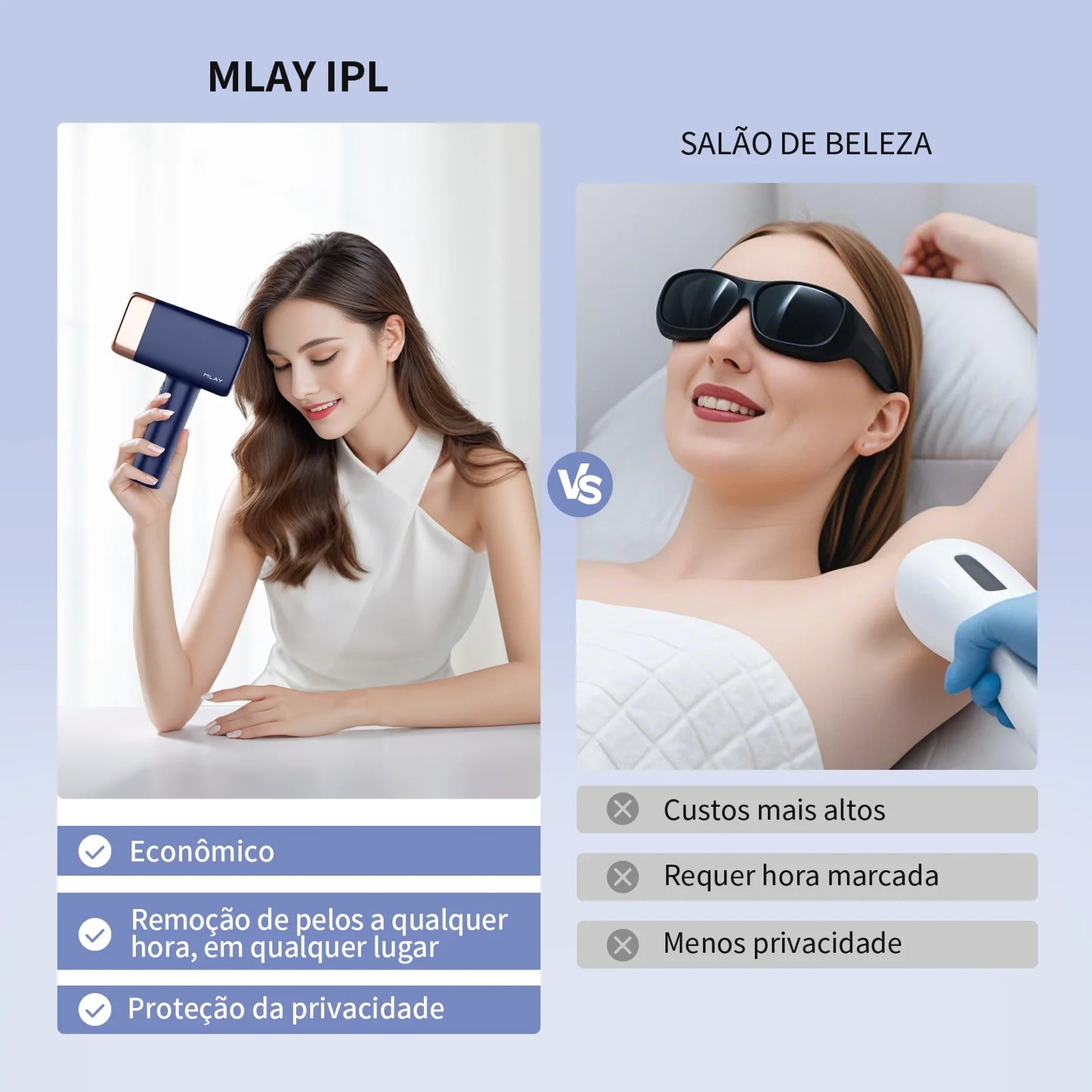 Laser Hair Removal Device – IPL ICE Cooling Epilator
