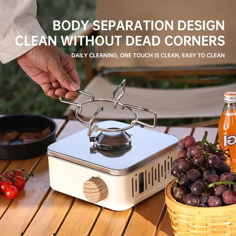Portable Retro Camping Gas Stove with Ignition Device