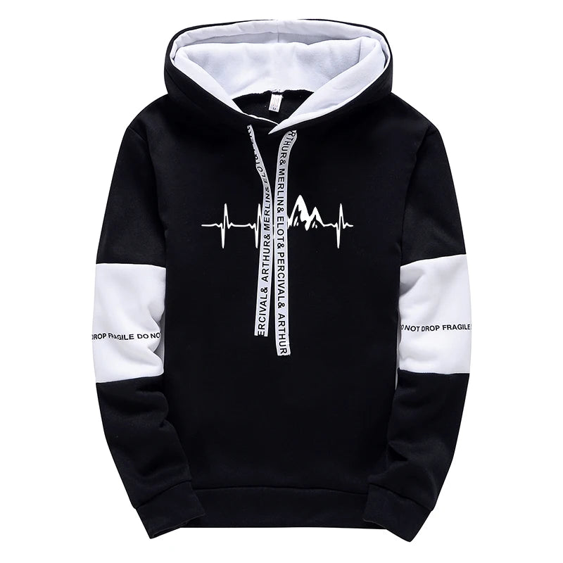 Men’s Tracksuit Set – Casual Hooded Sweatshirt & Joggers