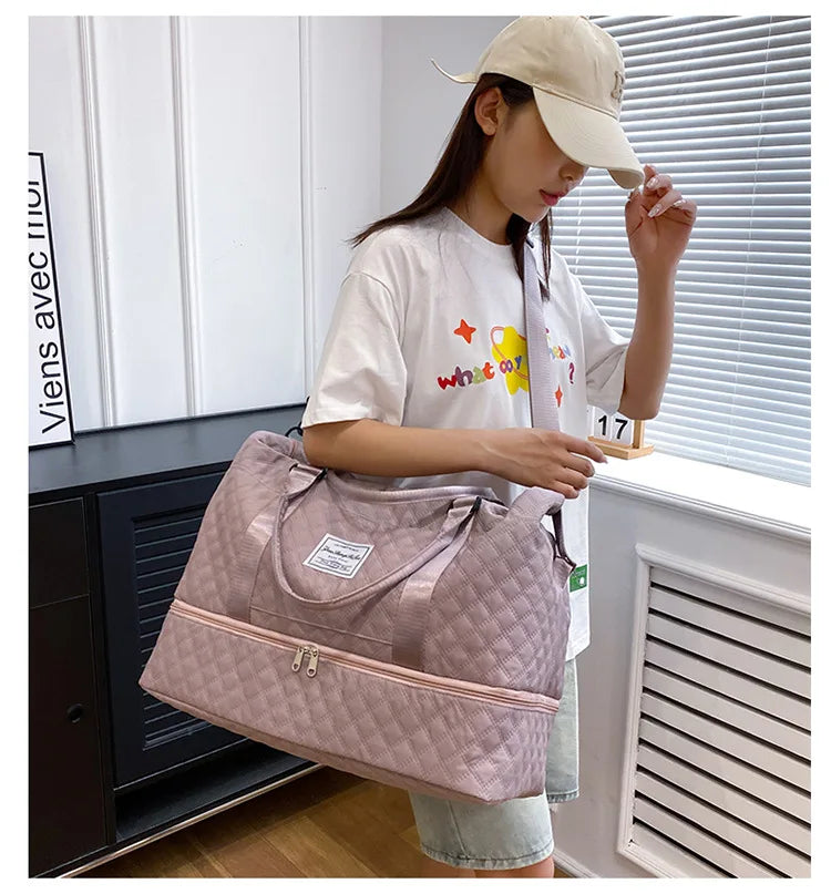 Women’s Large Travel Duffle Bag Lightweight Weekender