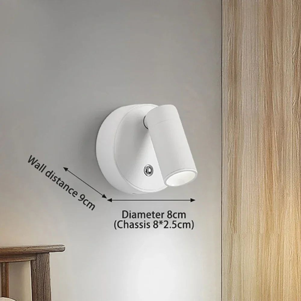 Xiaomi Youpin LED Lamp Household Magnetic Wall Lamp Wireless Rechargeable Movable No Punching Bedroom Bedside Reading Lamp NEW