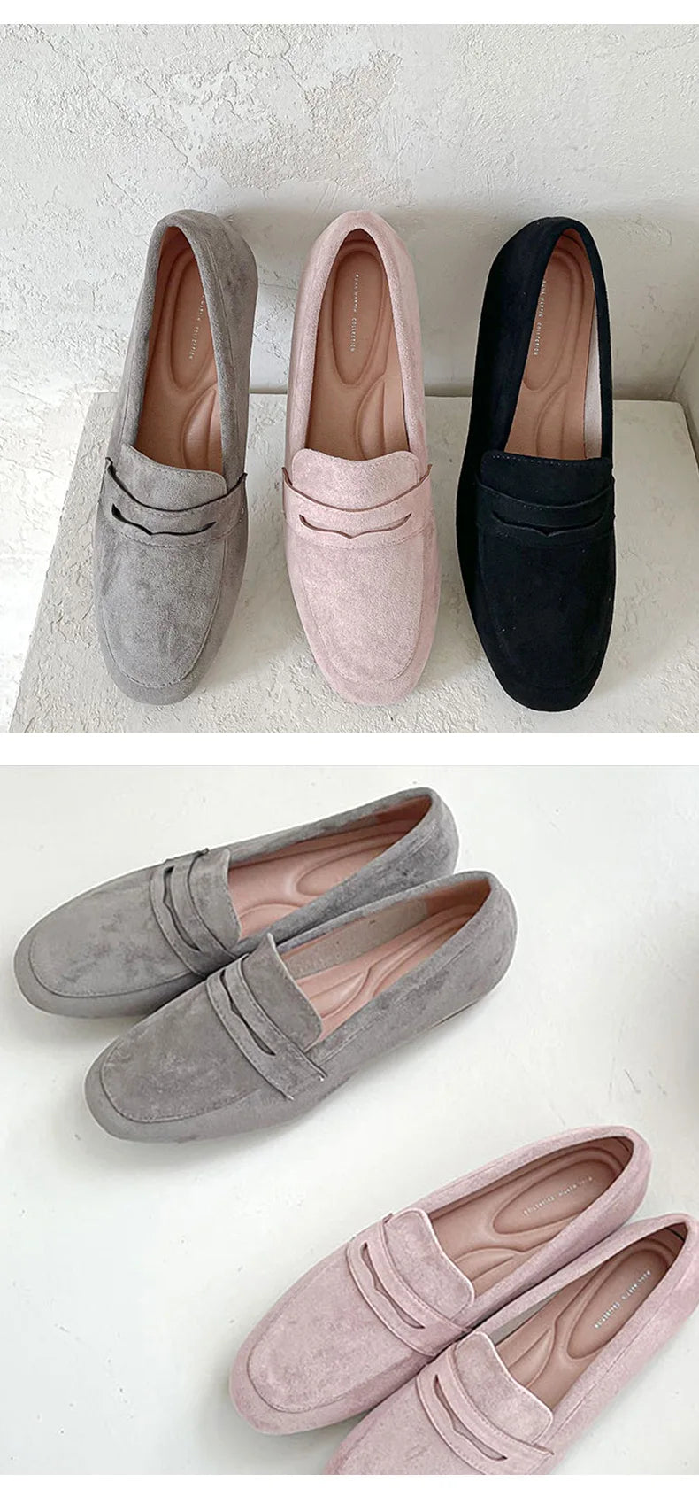 New Women Flat Loafers Casual Spring Autumn Shoes