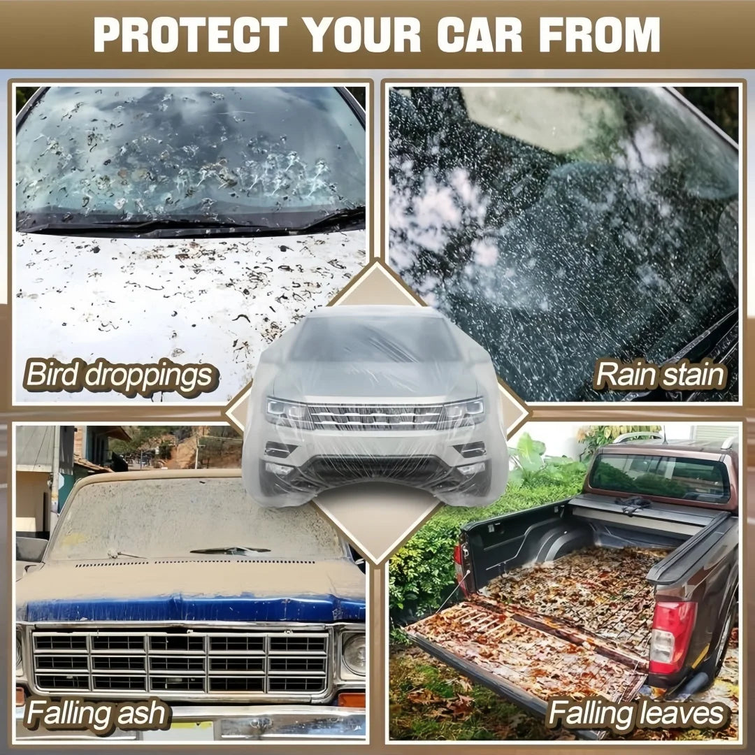 Universal Disposable Car Cover Rainproof & Dustproof
