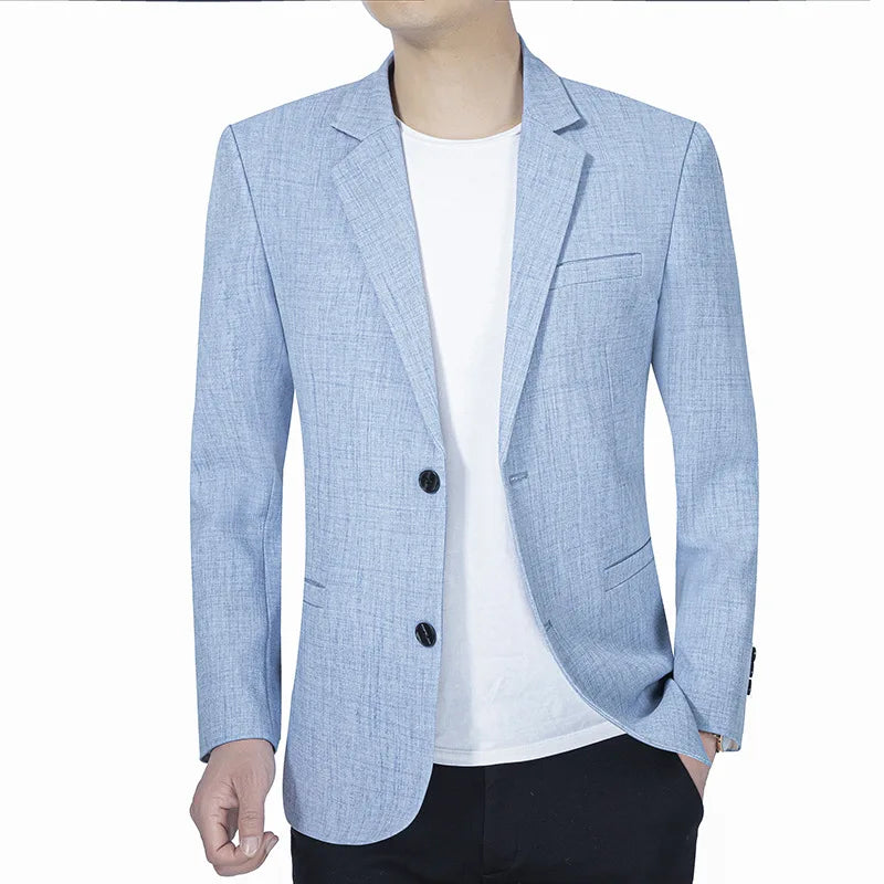 Men's Lightweight Business Blazer – Spring/Autumn Jacket