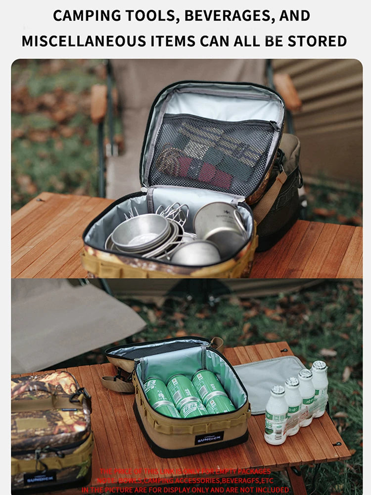 Camping Insulated Bowl & Cup Storage Bag – Outdoor Carry