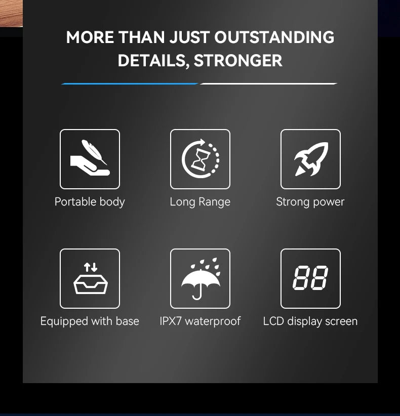 Waterproof Male Body Hair Trimmer with Ceramic Blade