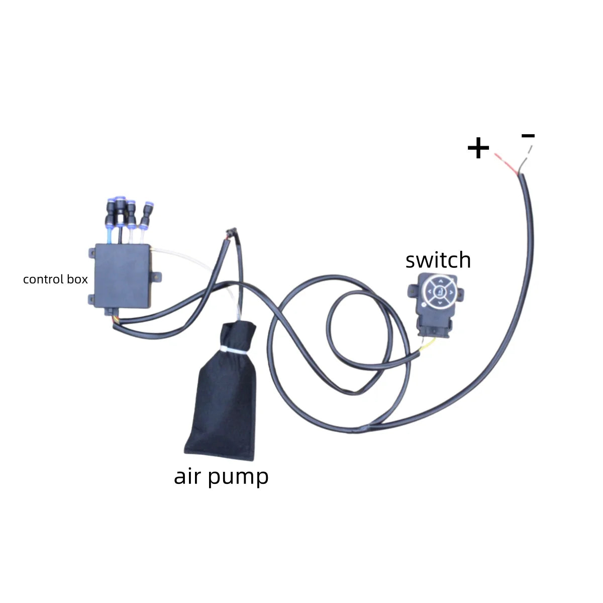 12V Car Seat Cushion with Lumbar Massage Support