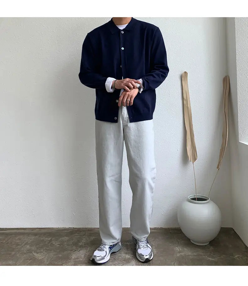 Men’s Winter Casual Long Sleeve Cardigan