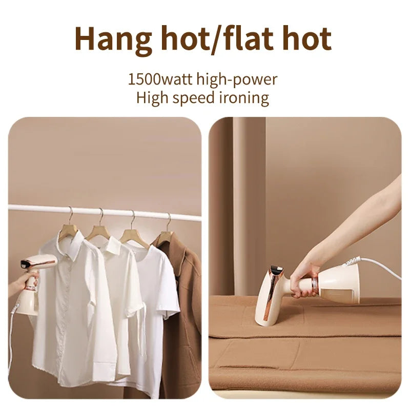 1500W Portable Handheld Clothes Steam Iron 280ml