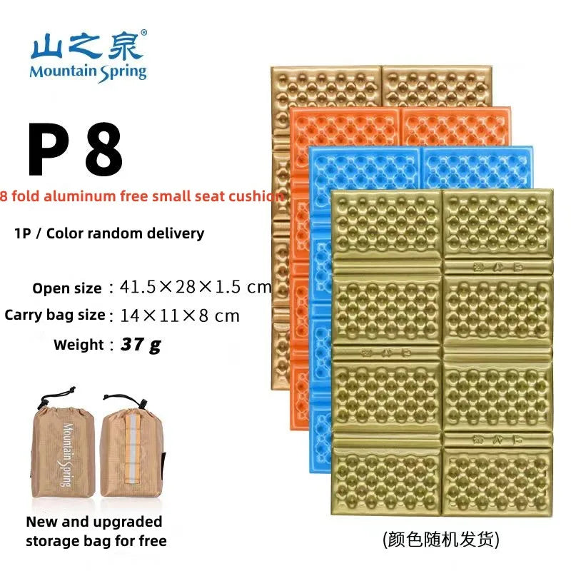 Portable Lightweight Mini Waterproof Folding Mat, Foam Sitting Pad for Outdoor Activities, Foldable Kneeling and Seat Cushion