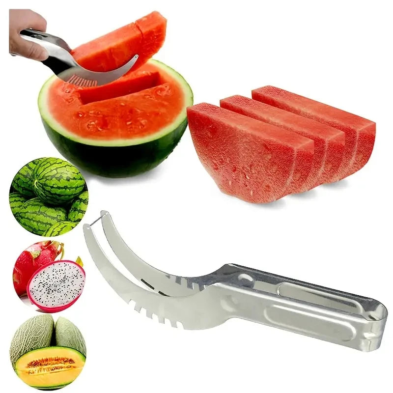 Stainless Steel Watermelon Cutter Knife Kitchen Gadgets Multifunctional Best Kitchen Gadget Home Gadget Kitchen Accessories