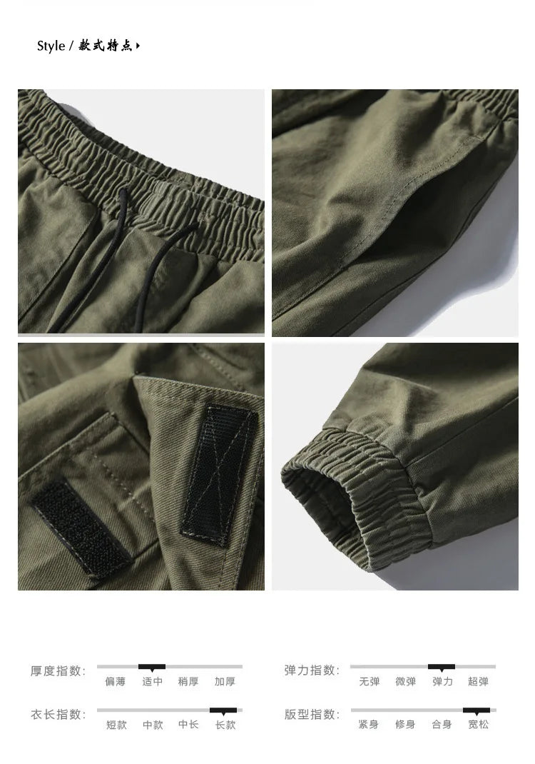 Men’s Cargo Pants – Hip Hop Streetwear Harajuku Joggers