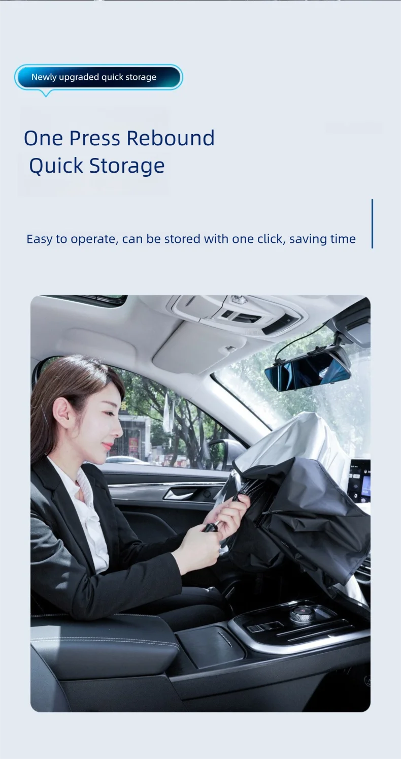 Car Sunshade Umbrella Front Windshield Heat Protector