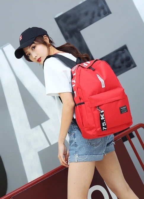 Korean Style Student Backpack – Large Capacity School Bag