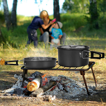Camping Cookware Set Outdoor Cooking Kit for 2