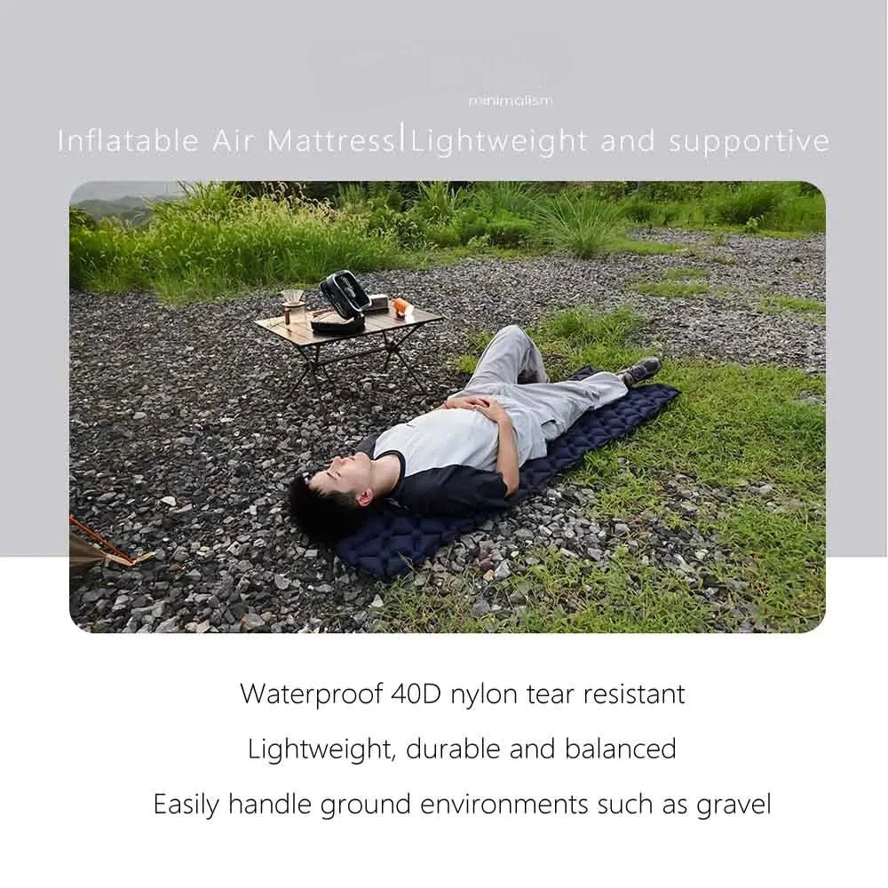 Camping Inflatable Air Mattress Portable Sleeping Pad for Hiking