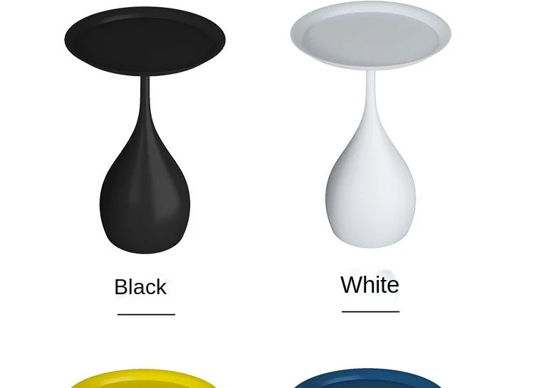 Simple Modern Wrought Iron Coffee Table Living Room Household Round Coffee Table Combination Creative Small Apartment Side Table