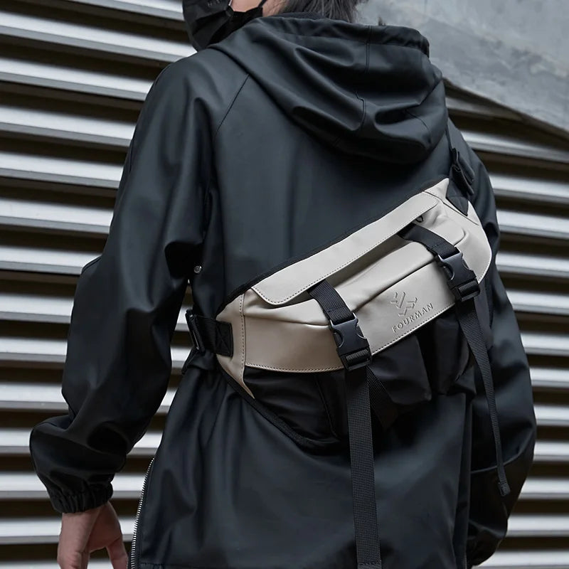 Japanese Casual Men's Waterproof Crossbody Bag