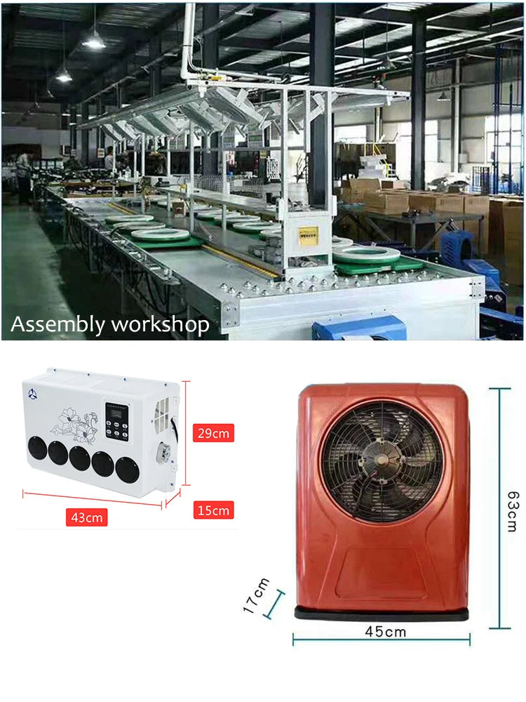 Portable 12v Parking Air Conditioner and Other Electric Car Air Conditioning Systems for All Models